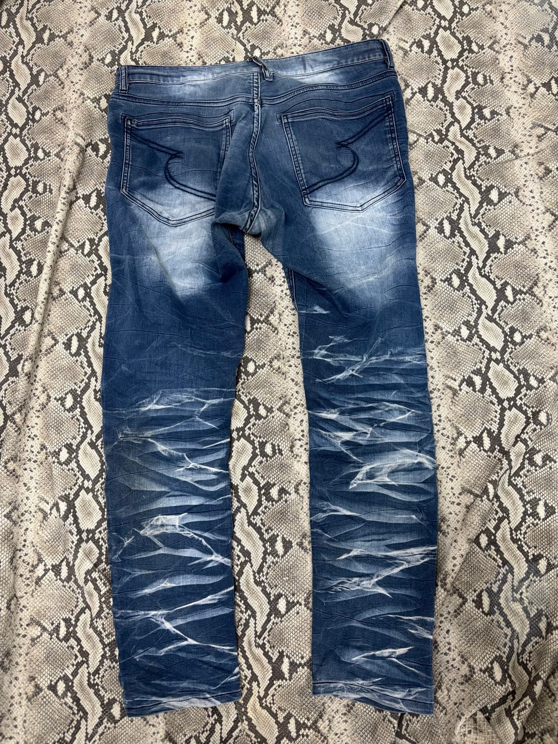 [SEMANTIC DESIGN]Y2K Crack Washed Pants 상품이미지9