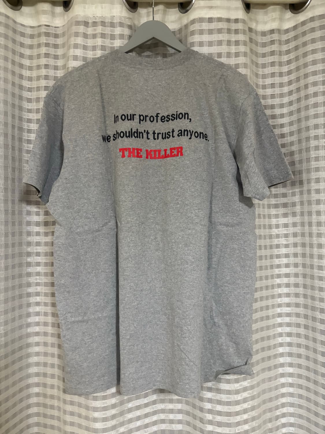 슈프림 더 킬러 첩혈쌍웅 티셔츠 헤더그레이 L사이즈 상품이미지2