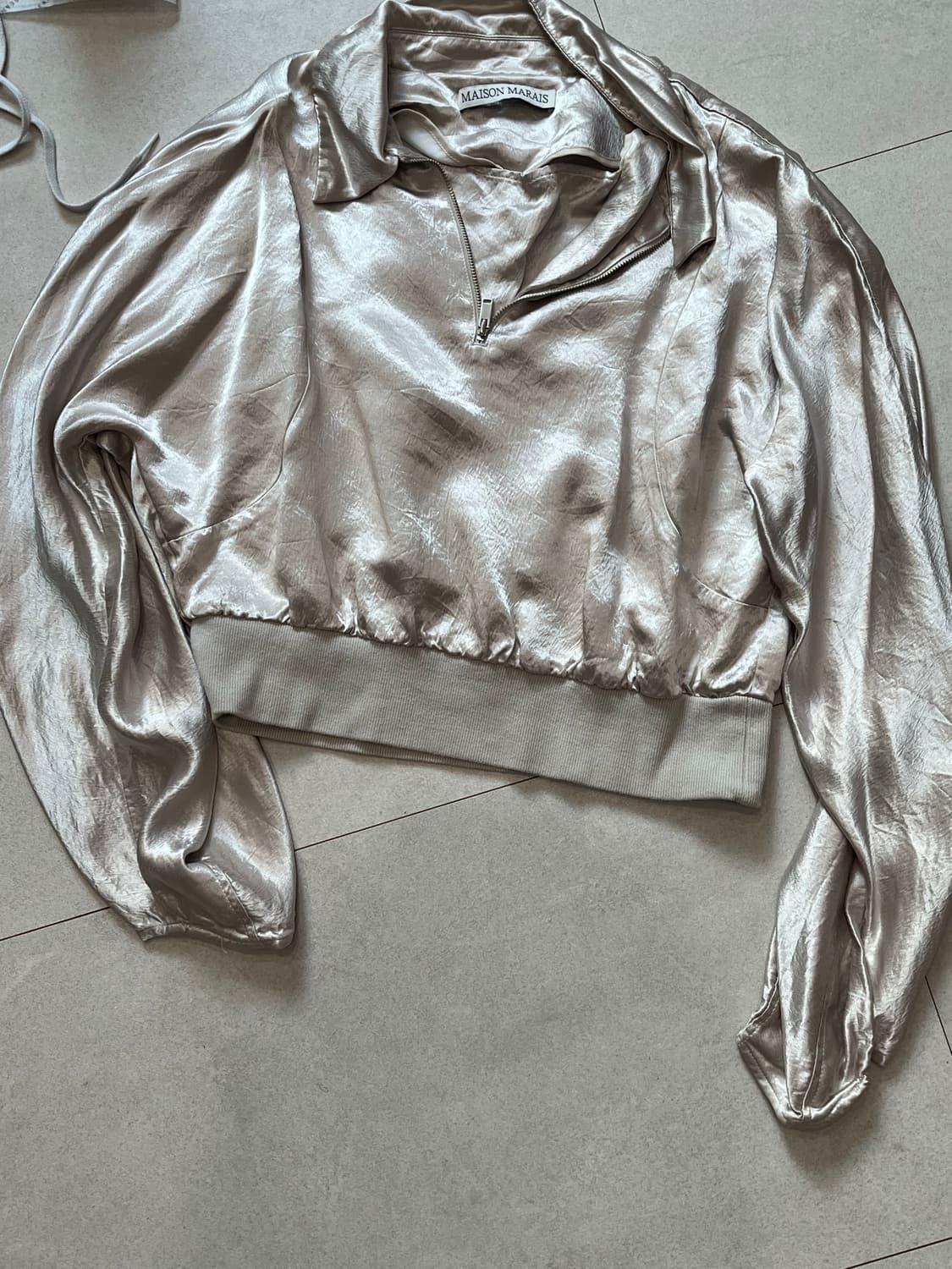 메종마레 Aesthetic 집업 베이지 34 상품이미지3