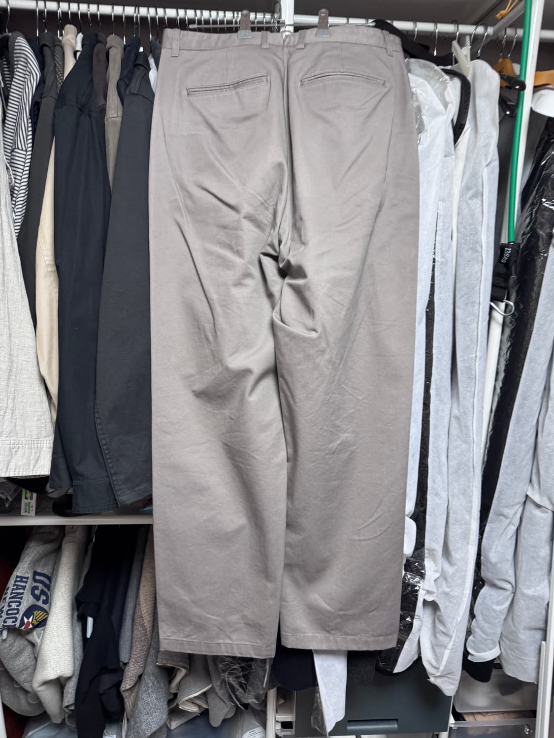 포터리 워시드 테이퍼드 팬츠 그레이 3사이즈  상품이미지2