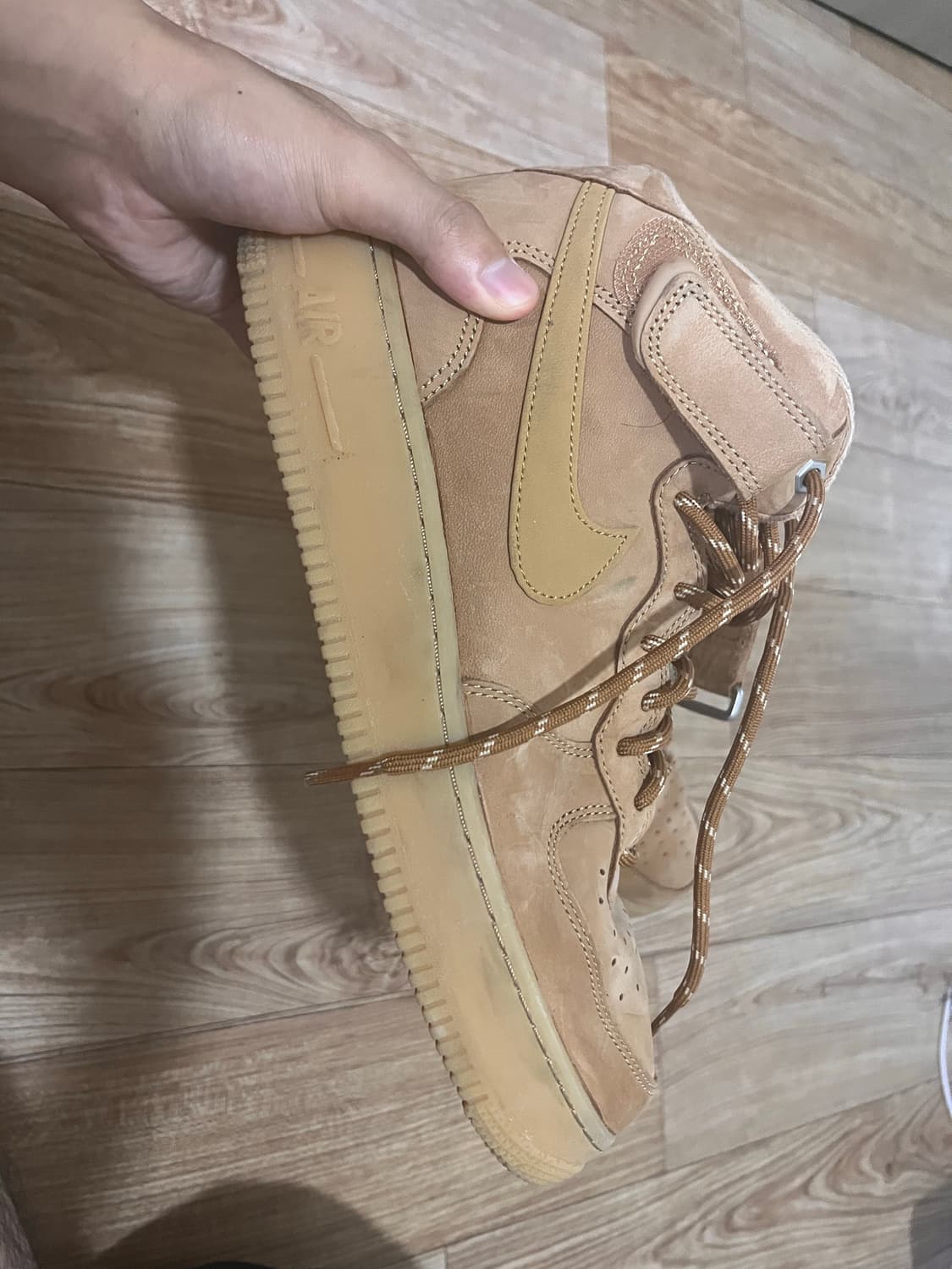 Nike Air Force 1 Mid '07 WB Flax 된장 포스 상품이미지2