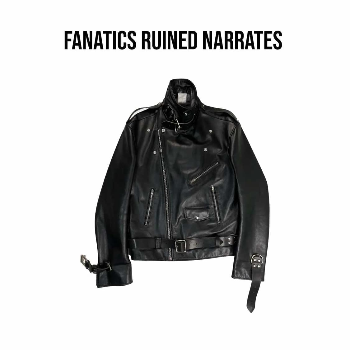 [M] 베트멍 19AW 본디지 레더 자켓 상품이미지1