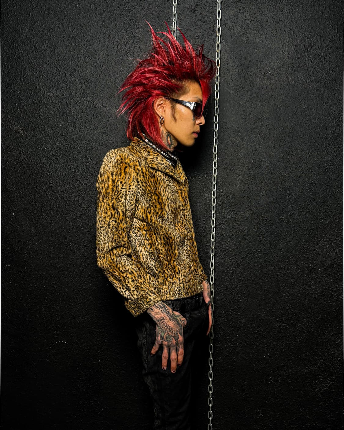 Leopard Pattern Crop Jacket 상품이미지5