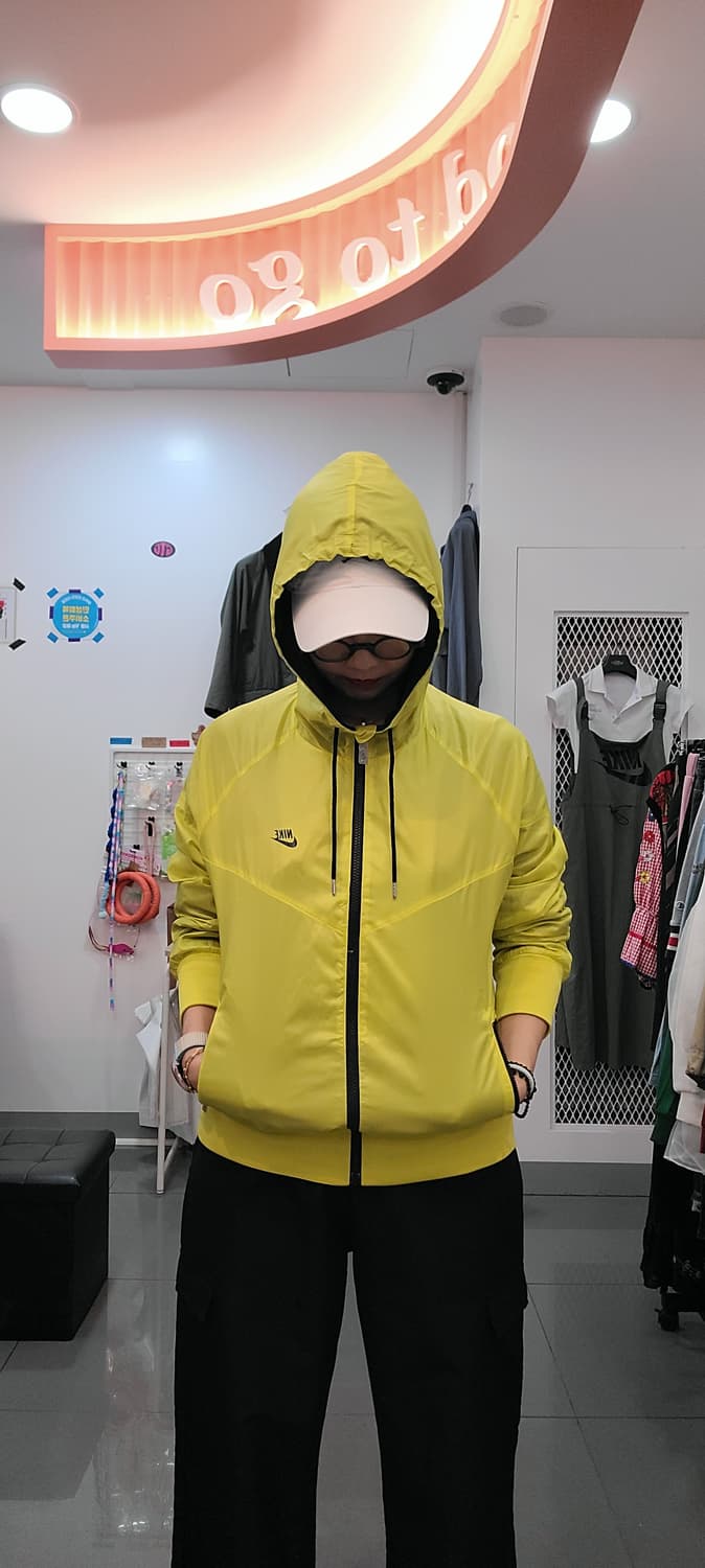 나이키 옐로우 바람막이 자켓  상품이미지2