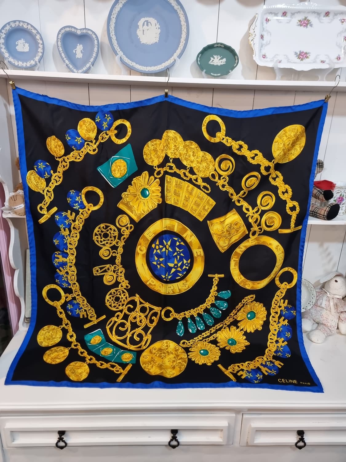 CELINE 셀린느빈티지 실크 스카프 상품이미지1