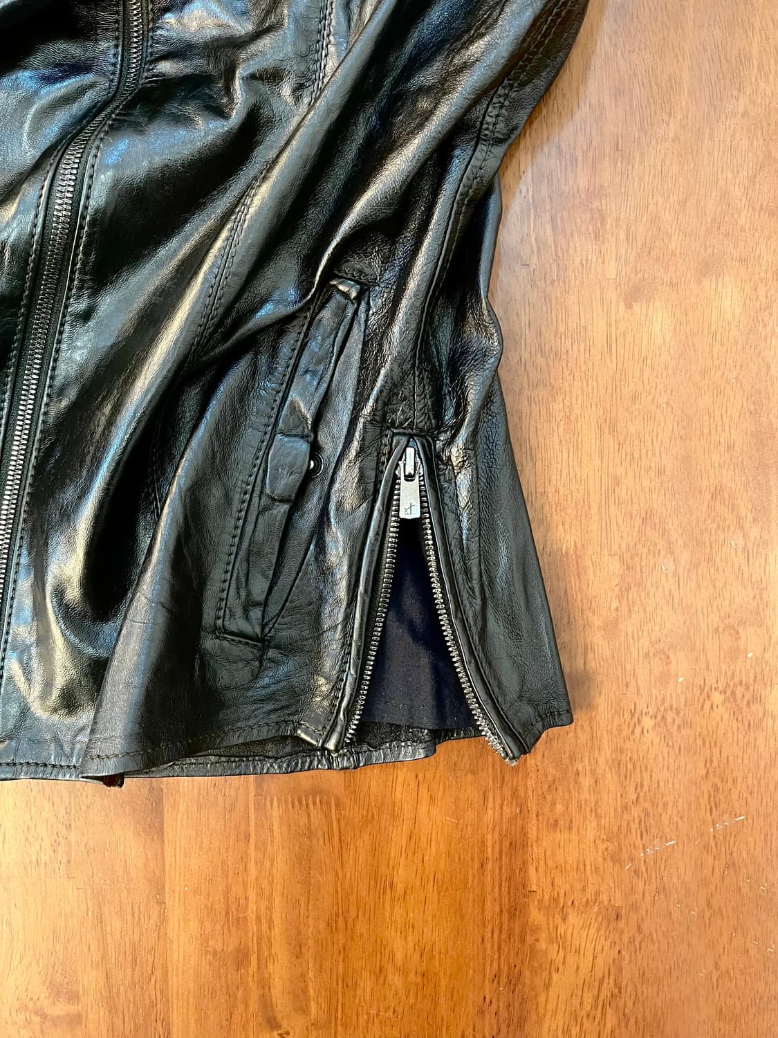 LUVA TRAM 램 레더 싱글 라이더 재킷 상품이미지5