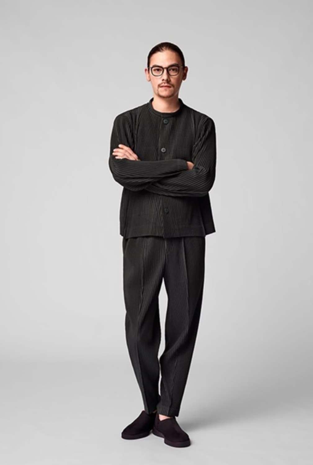 옴므플리세 아이보리 락팬츠 jf159 2 상품이미지5