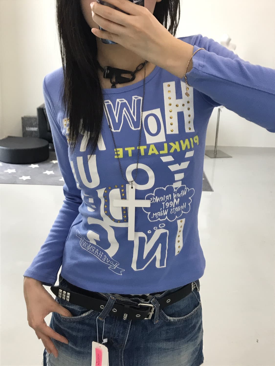 Pink-latte Kitsch Graphic Long Sleeve 상품이미지3