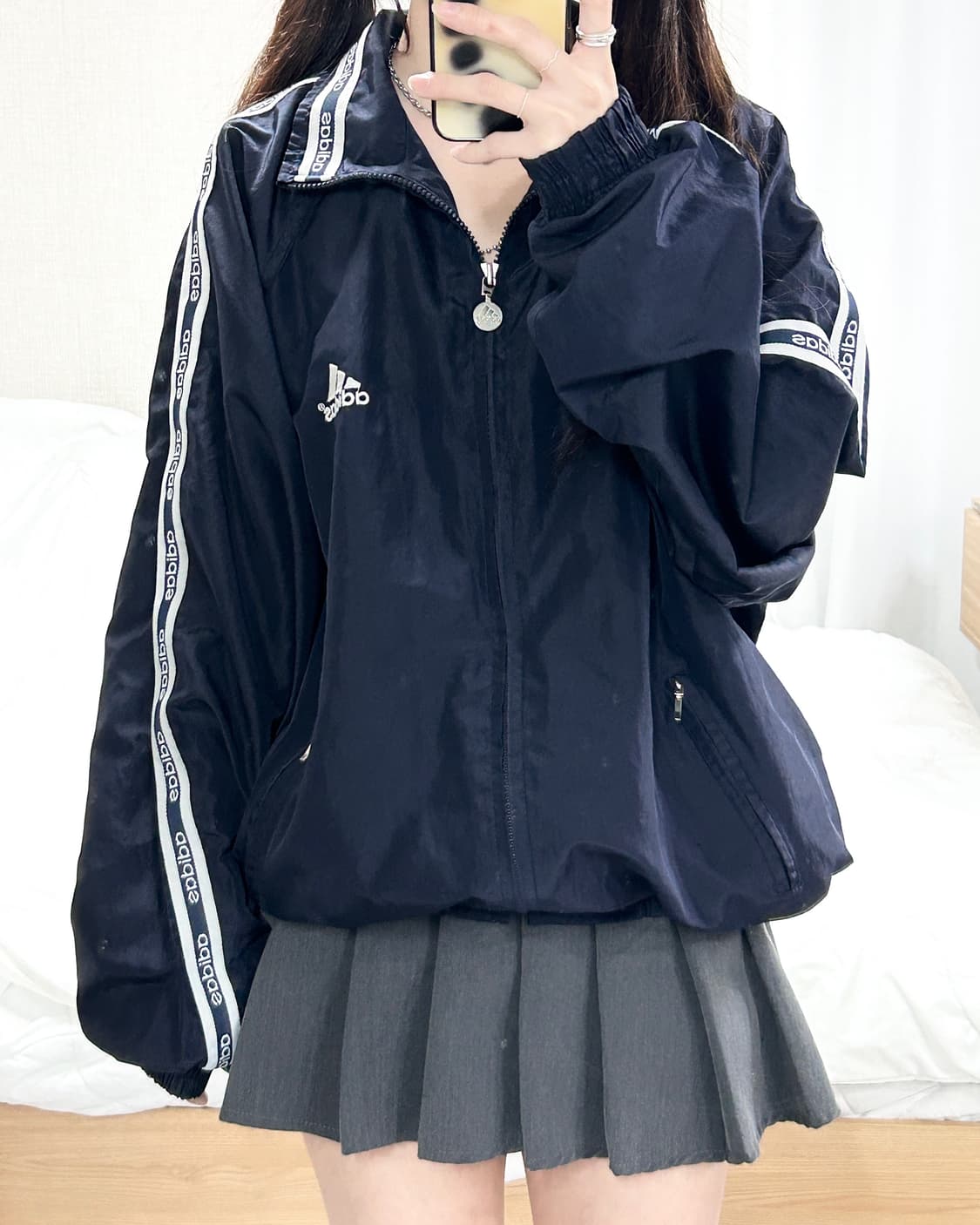 아디다스 90‘s 빅로고 사이드라인 바람박이 상품이미지1