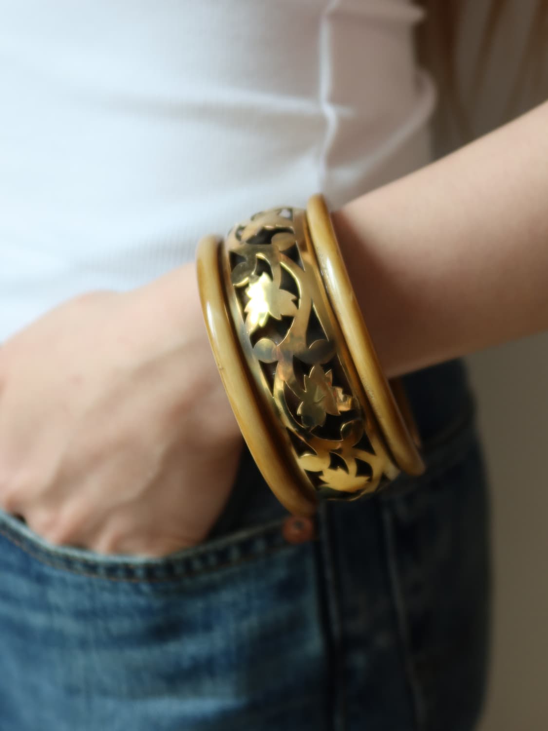 arabesque wide bangle 상품이미지3