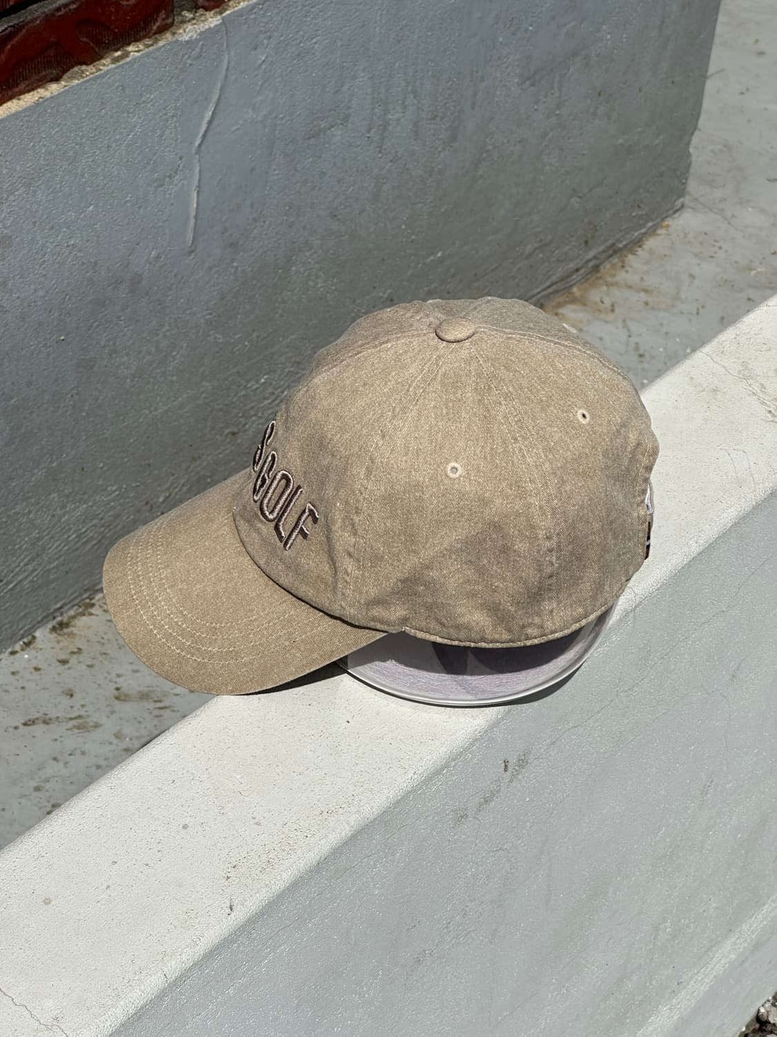 [F] 닥스골프 베이지 볼캡 모자 상품이미지3