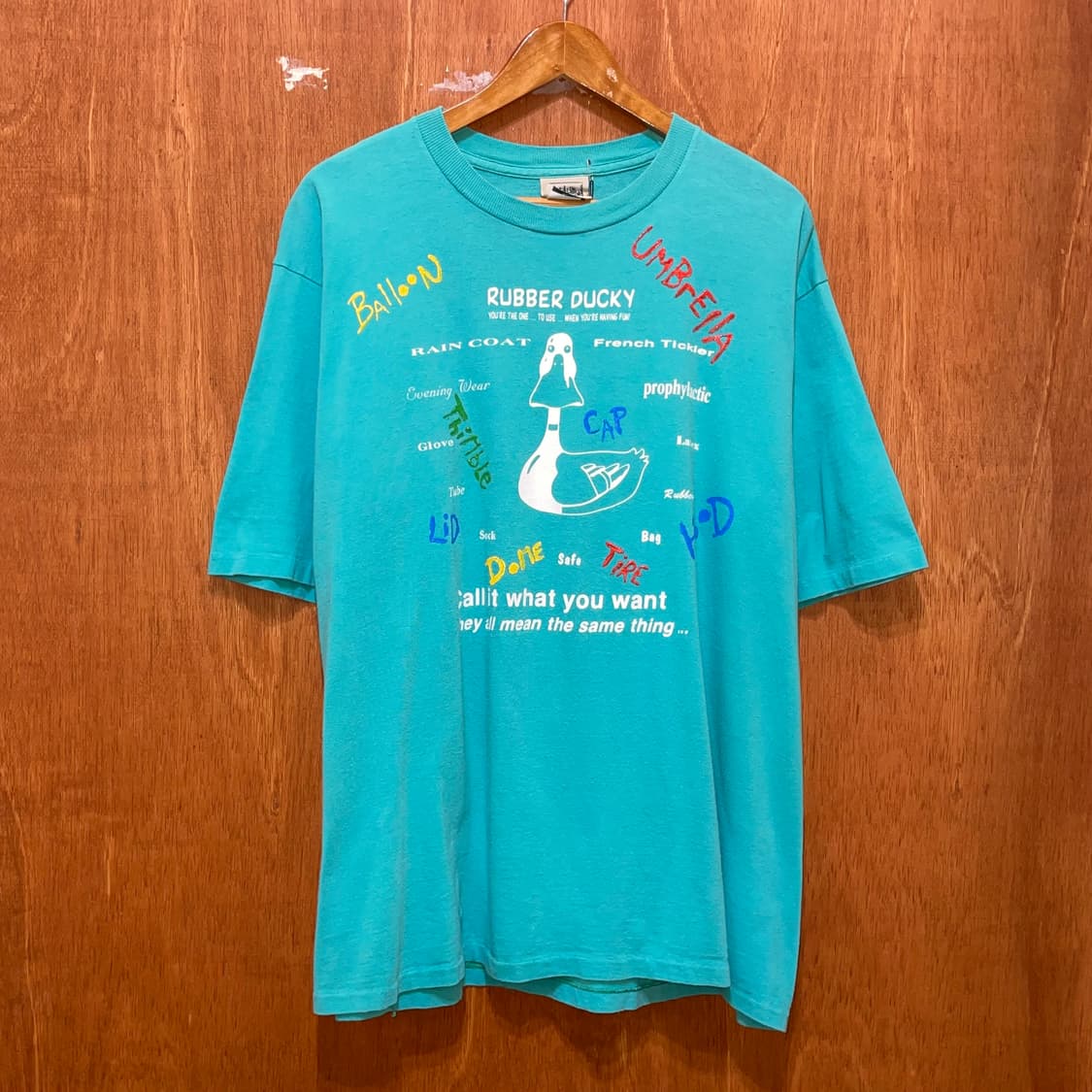 (XL) 90s 싱글스티치 빈티지 프린팅 반팔티 상품이미지1