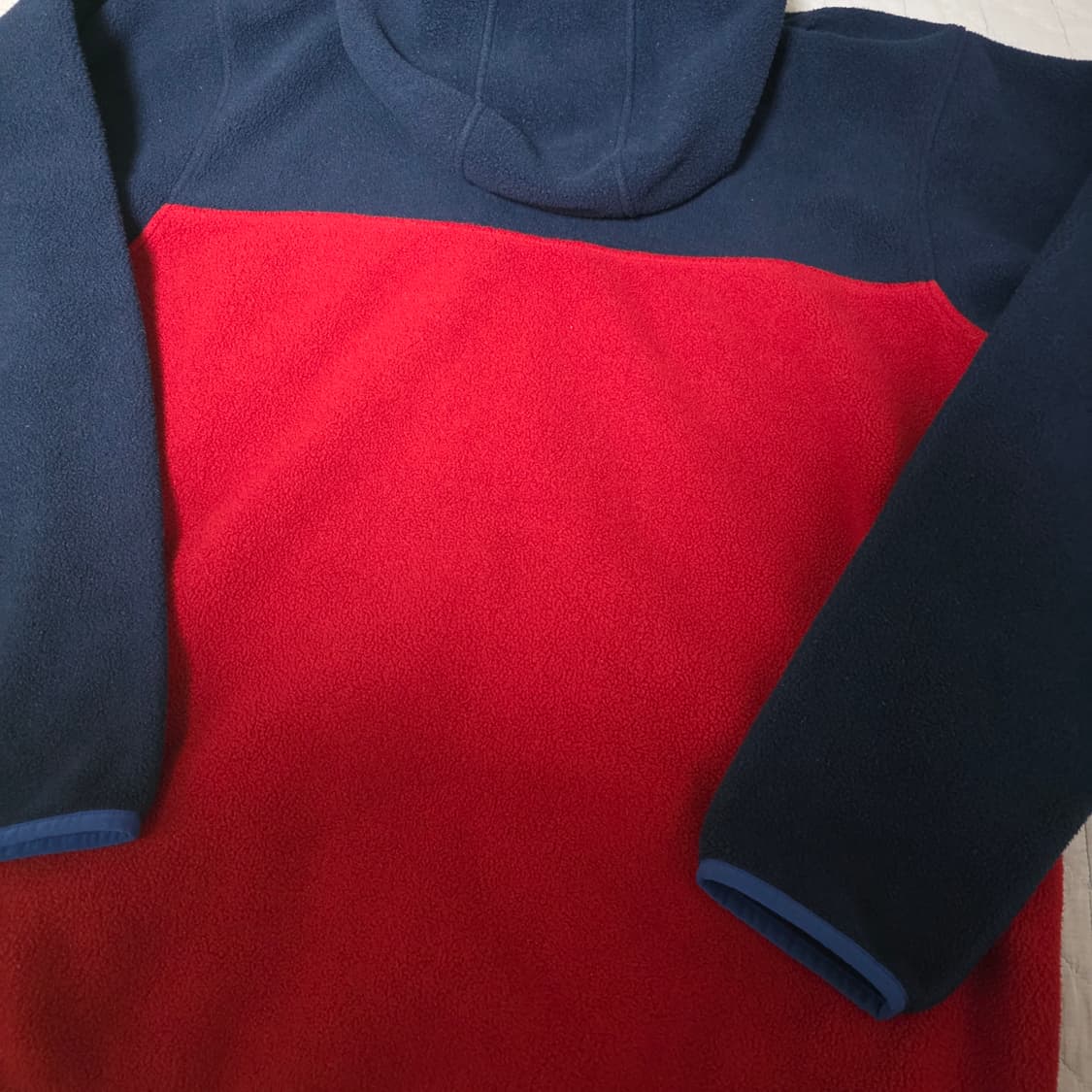 [XL] 빈티지 파타고니아 신칠라 스냅 후드 풀집업 레드/네이비 상품이미지4
