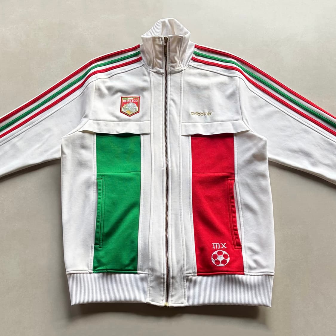 [L]아디다스 멕시코 월드컵 화이트 트랙탑 져지 상품이미지3