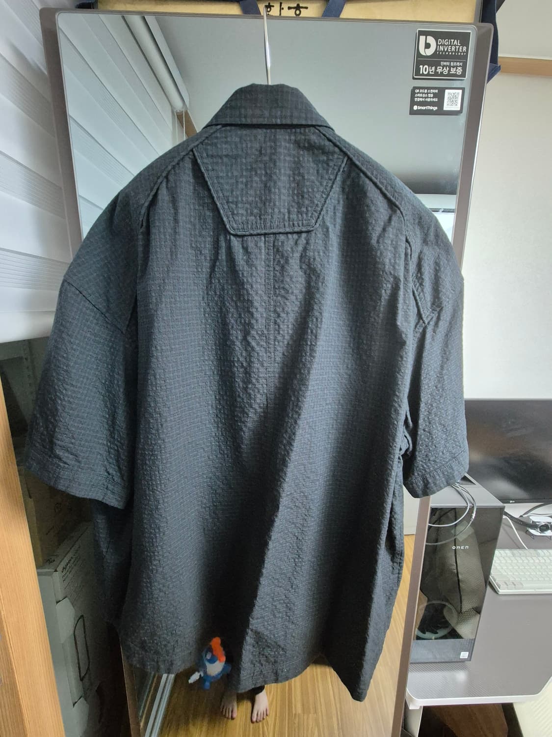 준지 25ss 시어서커 히든포켓 셔츠 48 상품이미지3