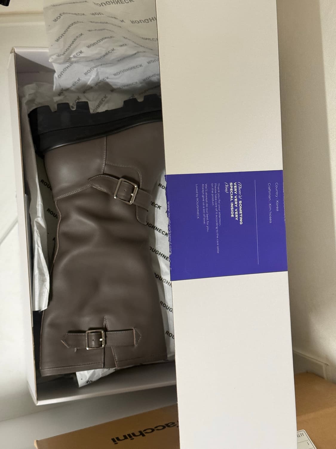 러프넥 밀라 엔지니어 부츠 새상품 상품이미지5