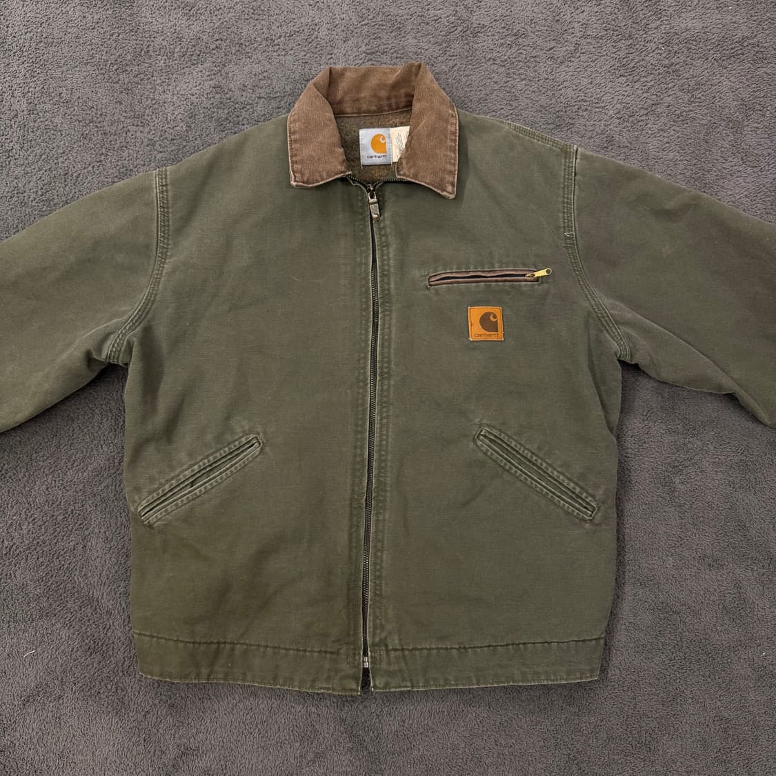 [ 정품/M ] 칼하트  j76 mos 모스그린 디트로이트 자켓 상품이미지3