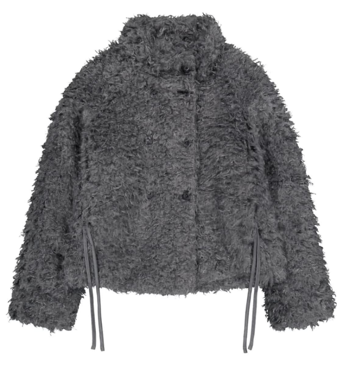 코이세이오 퍼자켓 다크그레이 상품이미지1