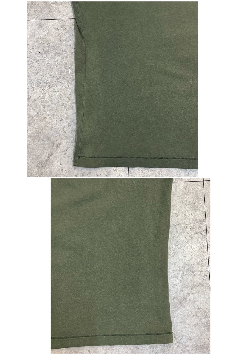 디젤 레터링 반팔티 카키 L #csz3482 상품이미지9