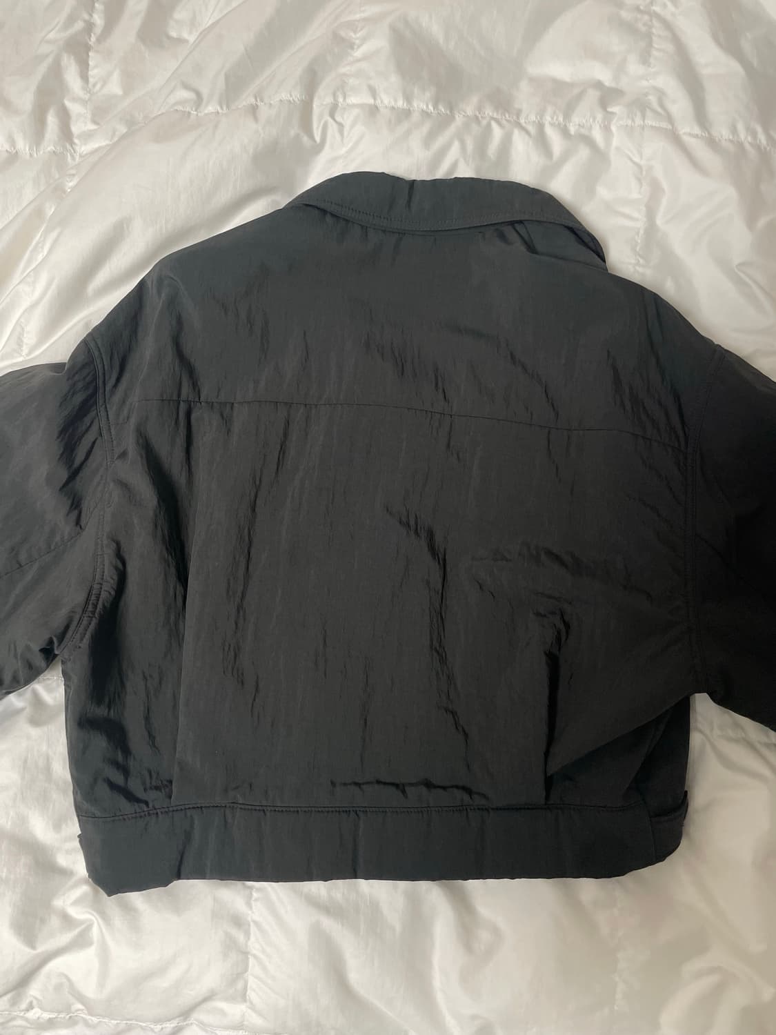 [AMOMENTO] CROP PADDED JACKET BLACK 상품이미지5