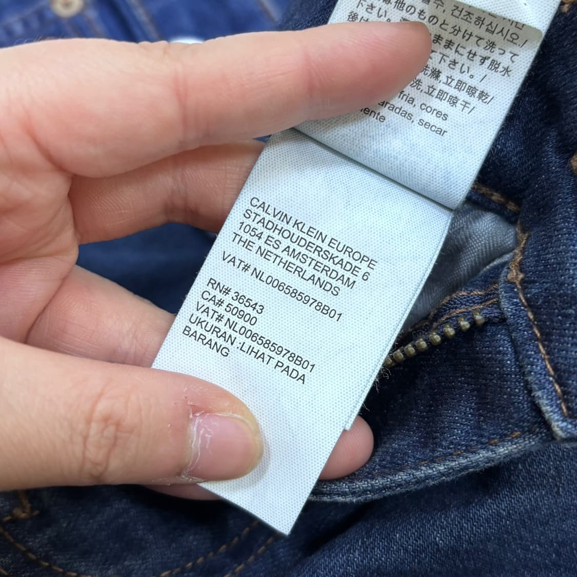 30 캘빈클라인 진 스트레이트 데님 팬츠 0423E 상품이미지4