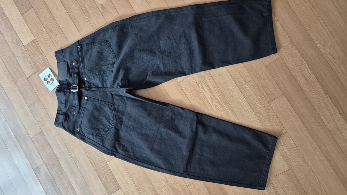 9999아카이브 테크니컬 커브드진 블랙 2사이즈 상품이미지2