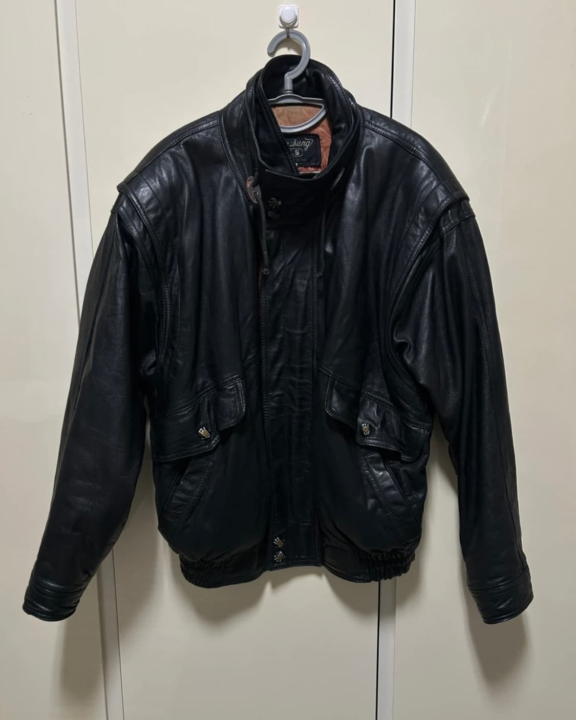 빈티지 양가죽 봄버자켓점퍼(재판매) 상품이미지1