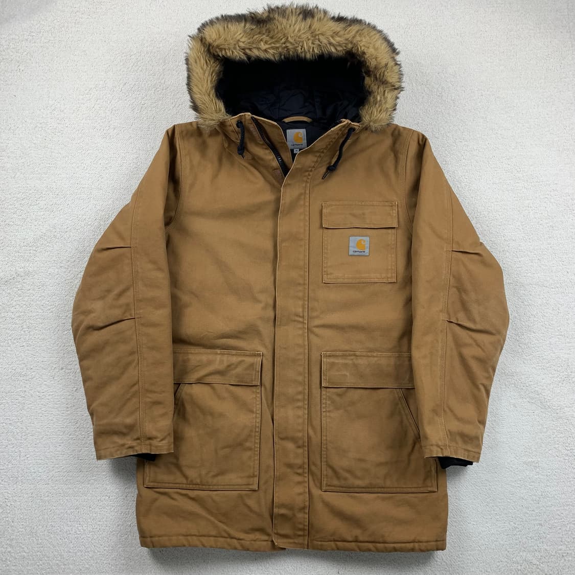 칼하트 덕 캔버스 시베리안 파카 된장컬러 상품이미지1