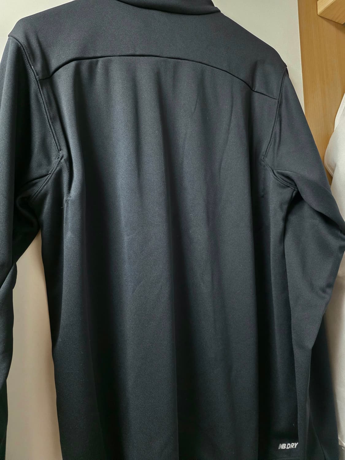 정품 뉴발란스 블랙 하프집업 기능성 긴팔티100.105 상품이미지3