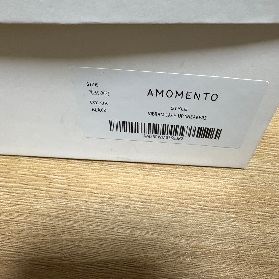 아모멘토 비브람 스니커즈 7(255~265) 상품이미지6