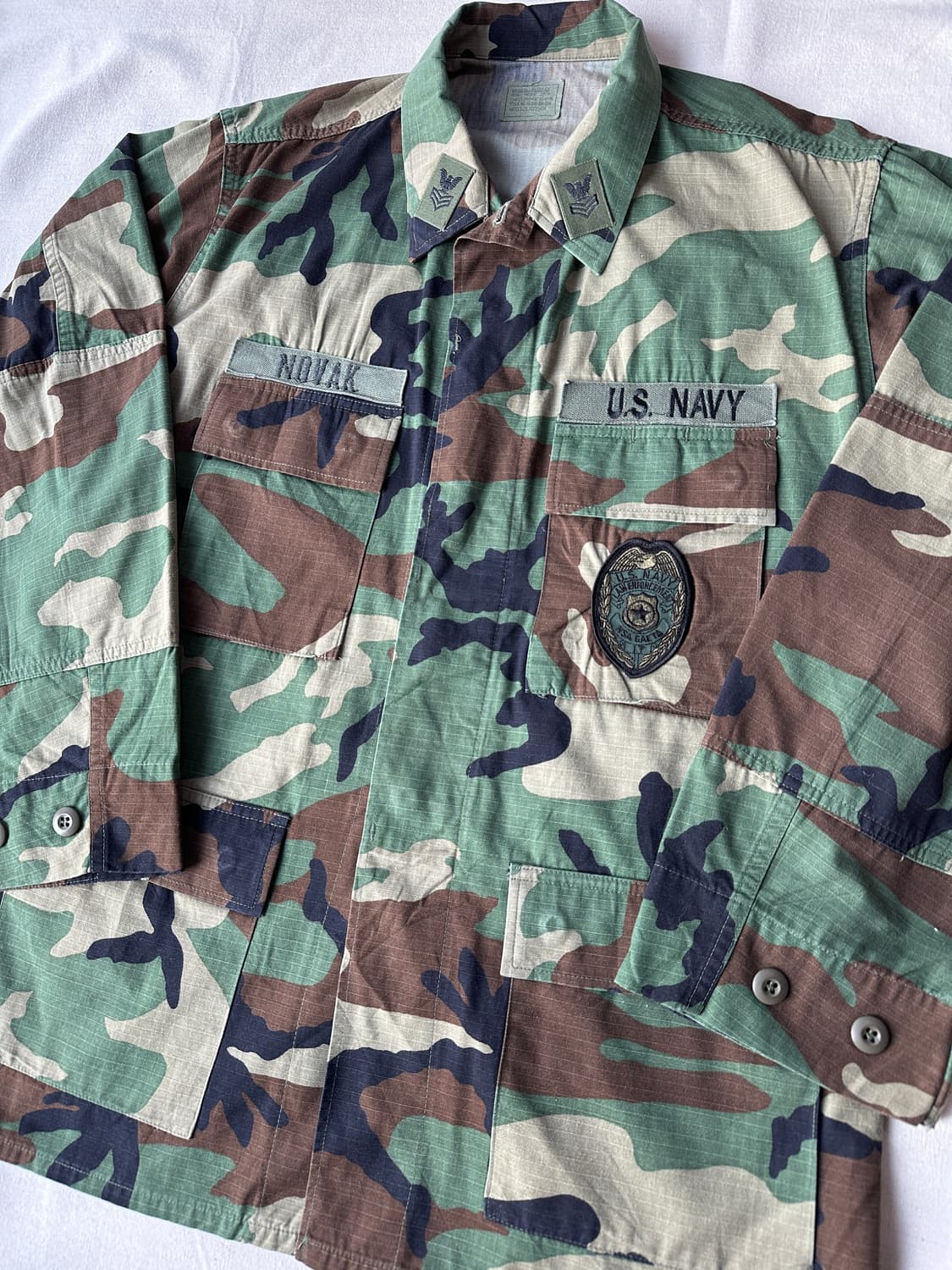 미군 우드랜드 BDU 자켓 M/R (100) 상품이미지2