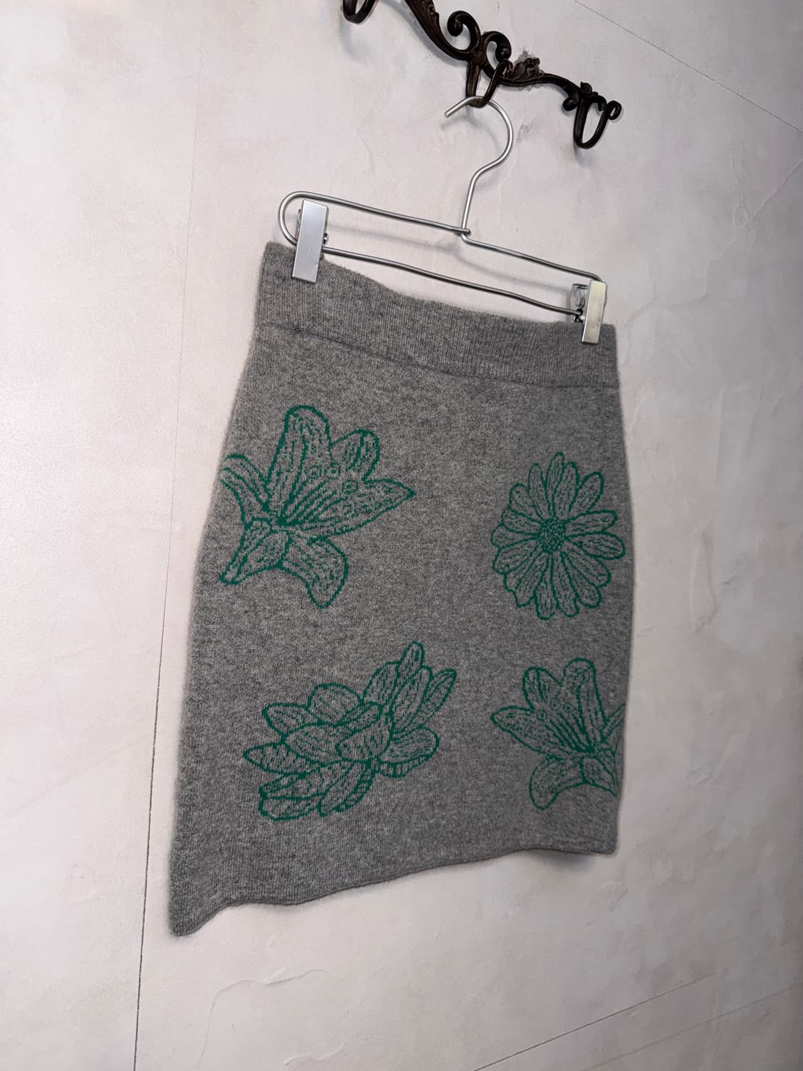 Mardi Mercredi wool blended daisy skirt  상품이미지2