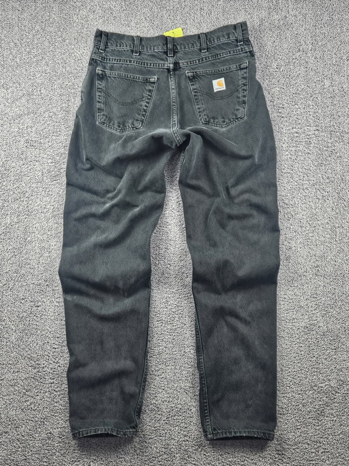 칼하트 블랙 다이드 커스텀 데님 워크 팬츠 (34X34) / 10610 상품이미지4