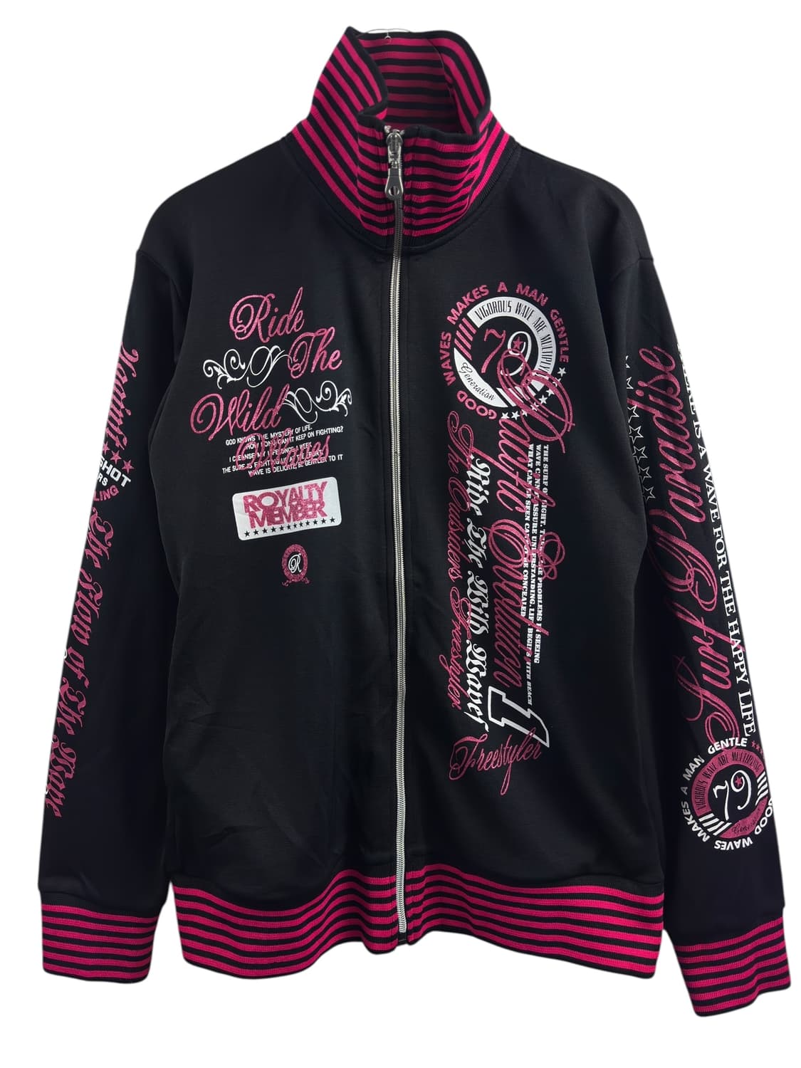 JPN Y2K 레터링 트랙탑져지1447 상품이미지2