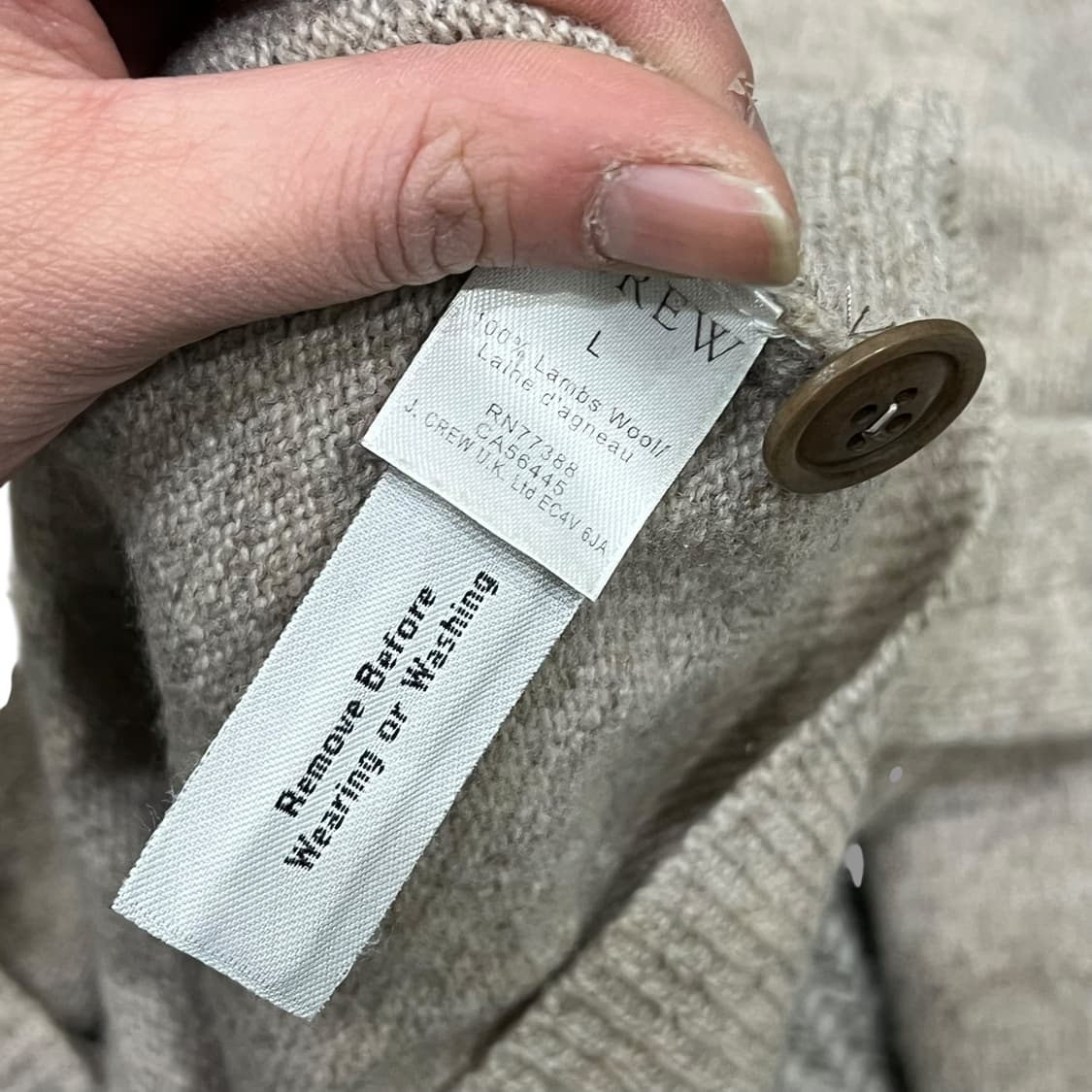 제이크루 숄카라 반집업 니트 s08779 상품이미지7