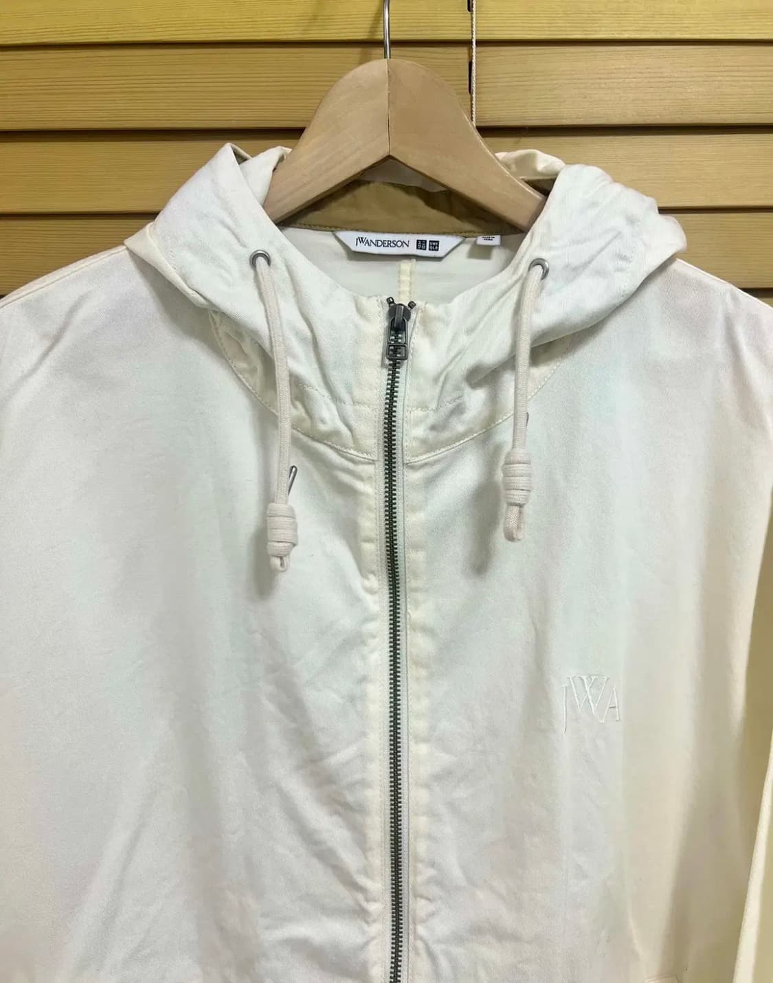 제이더블유앤더슨x유니클로 아이보리 코튼점퍼 집업점퍼 상품이미지1