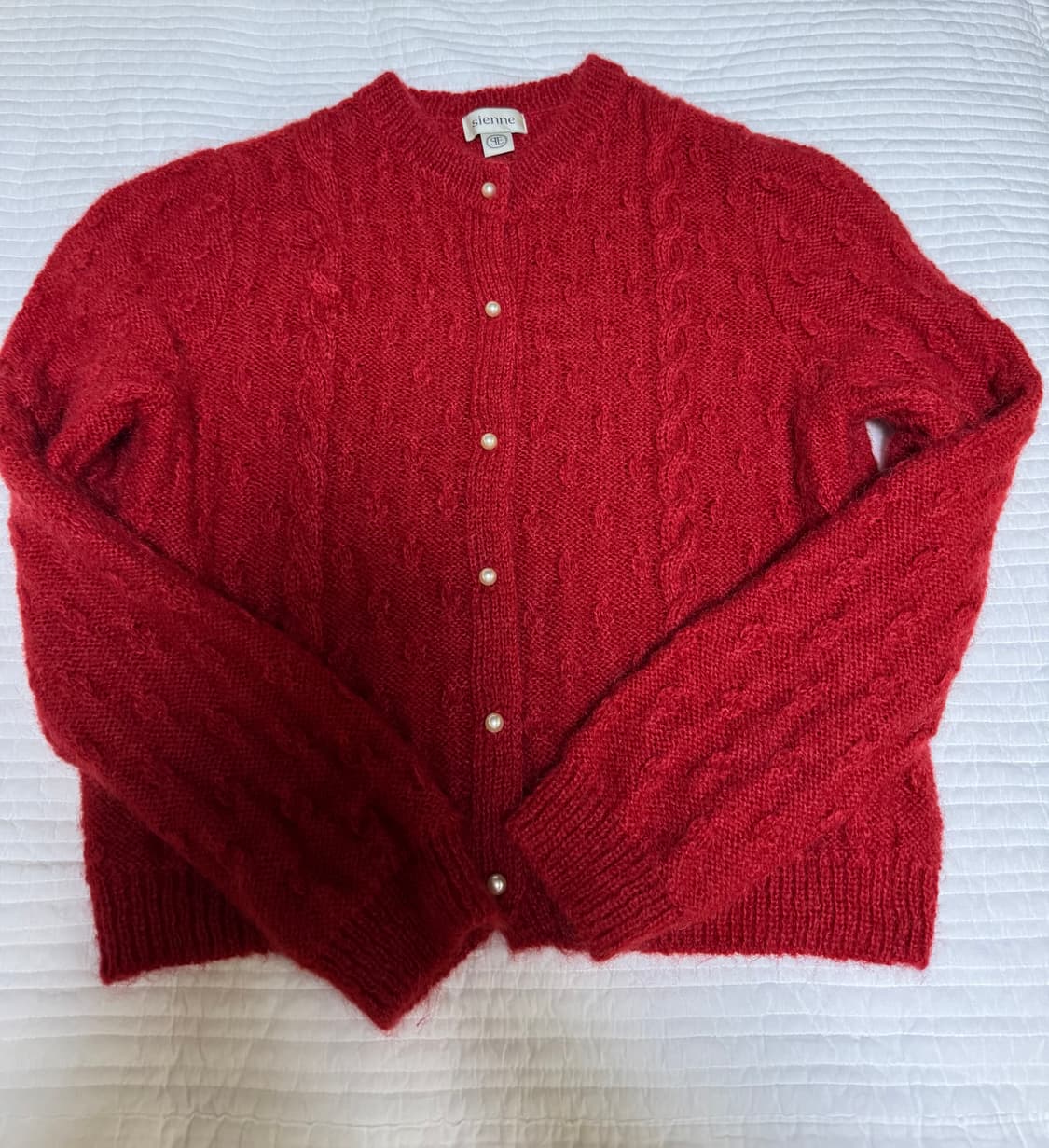 시엔느 anne mohair가디건 cardigan 여분단추및 택잇음 상품이미지6