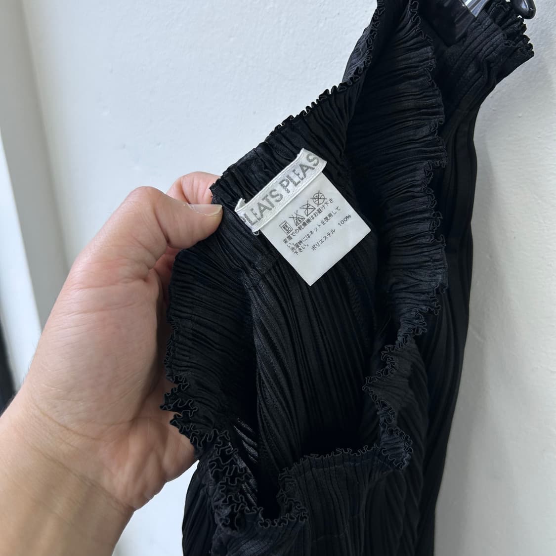 플리츠플리즈 블랙 팬츠 상품이미지3