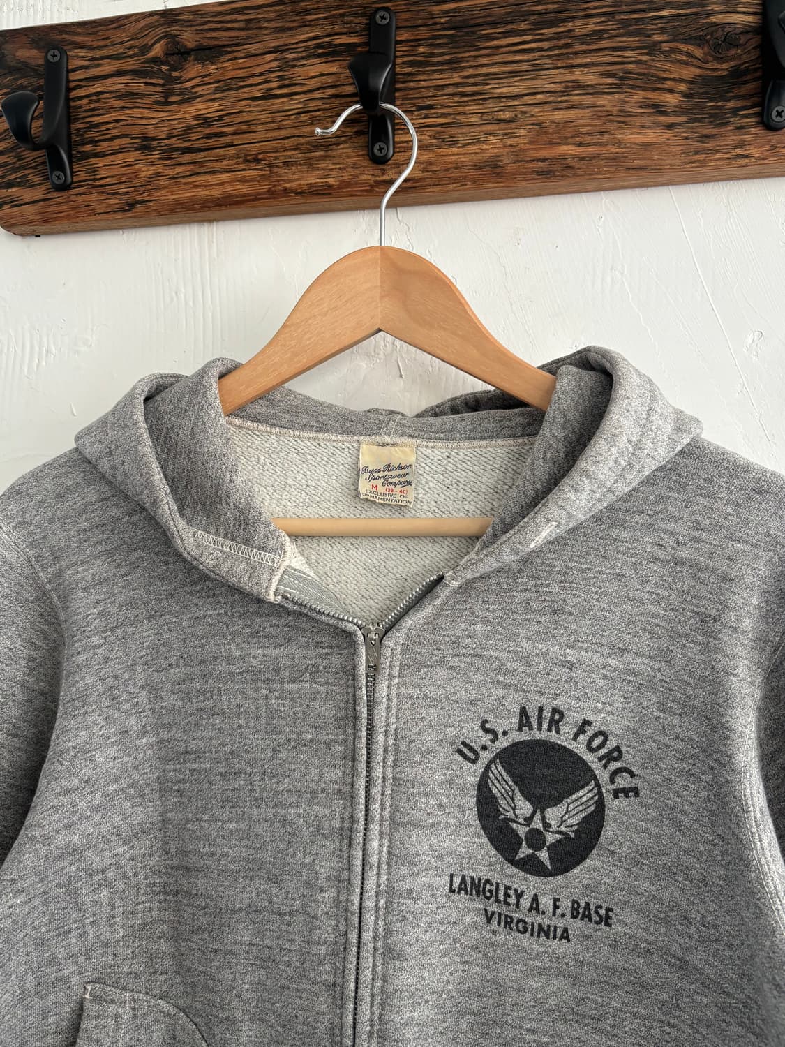 Buzz Rickson's 버즈릭슨 U.S. AIR FORCE 후드집업 상품이미지5