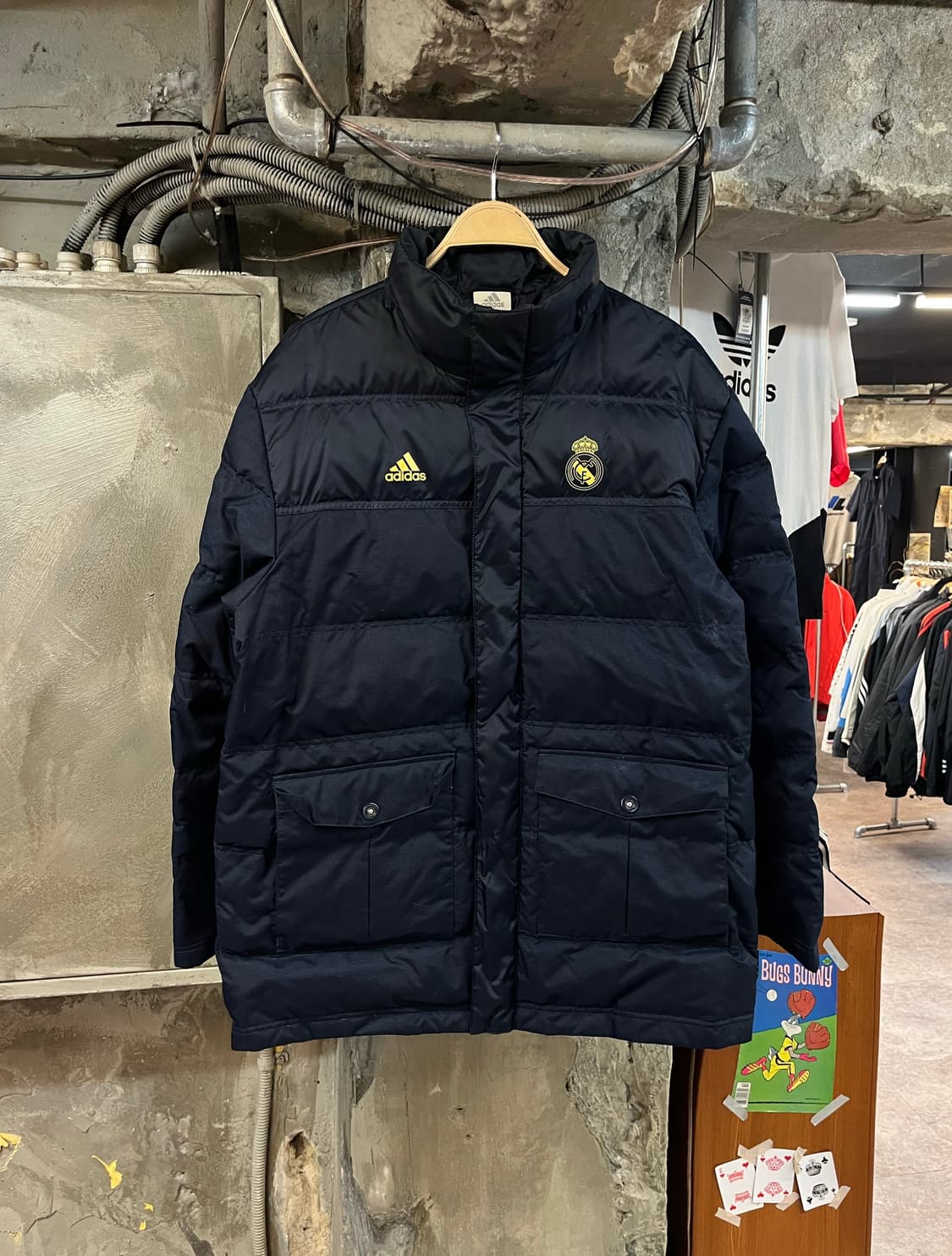 아디다스 레알 마드리드 덕다운 자켓 네이비 105 S  #csz1947 상품이미지1
