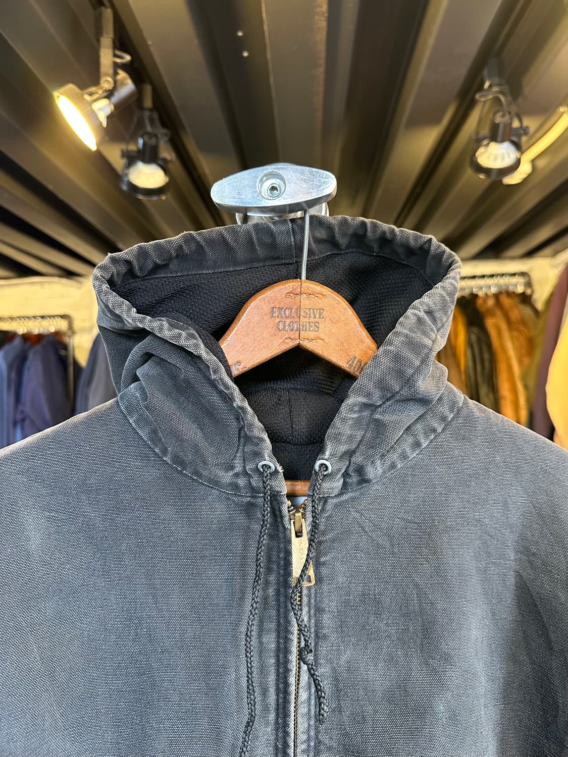 90s 칼하트 디트로이트 페이드 덕 액티브 워크 자켓 상품이미지3