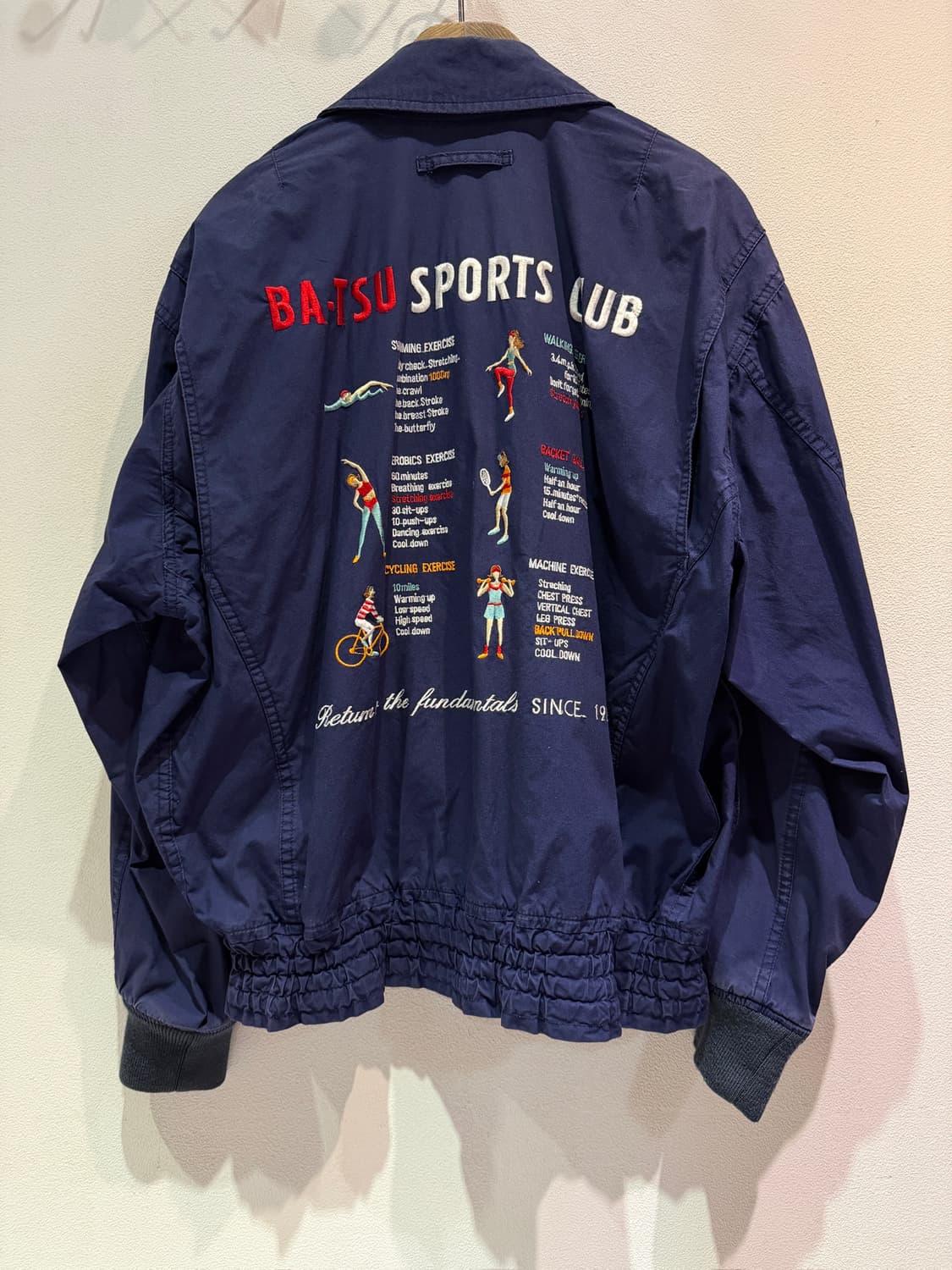 90s BA-TSU 코튼 봄버 재킷 상품이미지1