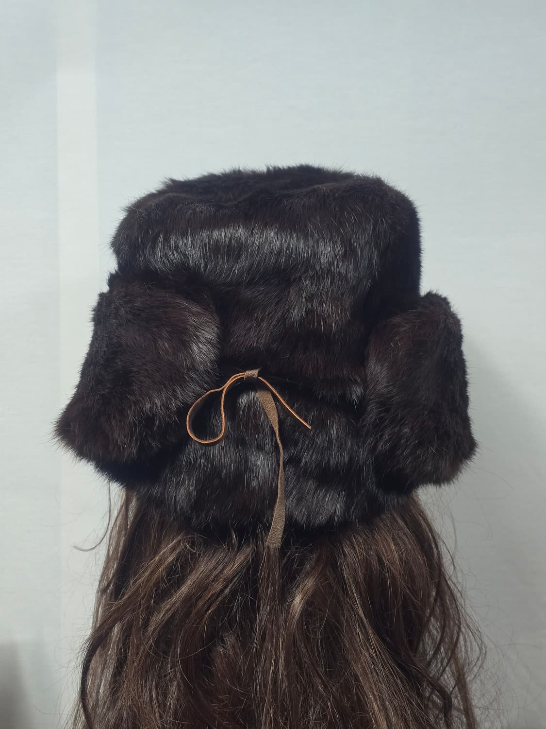 GoldenSwallow Fur 빈티지 트루퍼 햇   상품이미지3