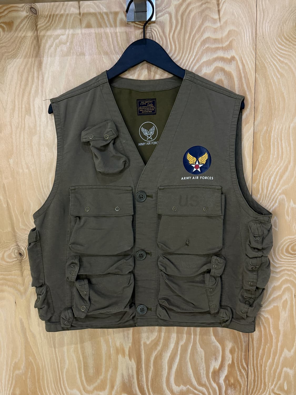 U.S Army U.S.A.A.F 타입 C-1 서바이벌 베스트 상품이미지1