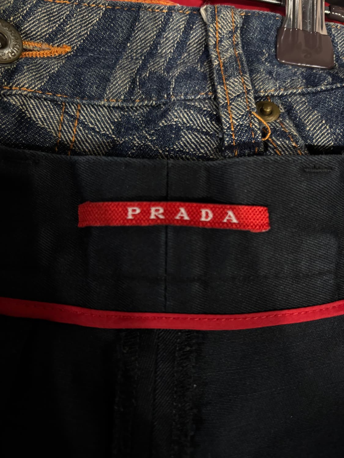 2008 PRADA 프라다 아카이브 투포켓 포인트 플레어진 상품이미지7