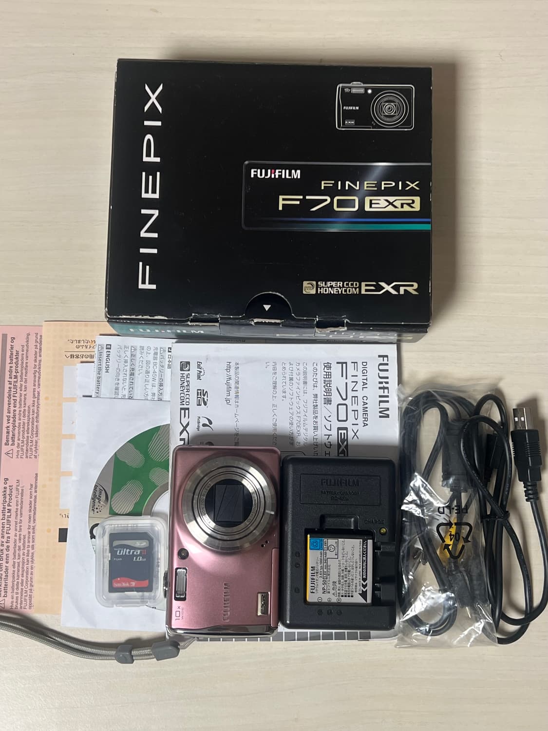 *풀박스* fujifilm f70exr 후지필름 파인픽스 핑크 빈티지디카 상품이미지7