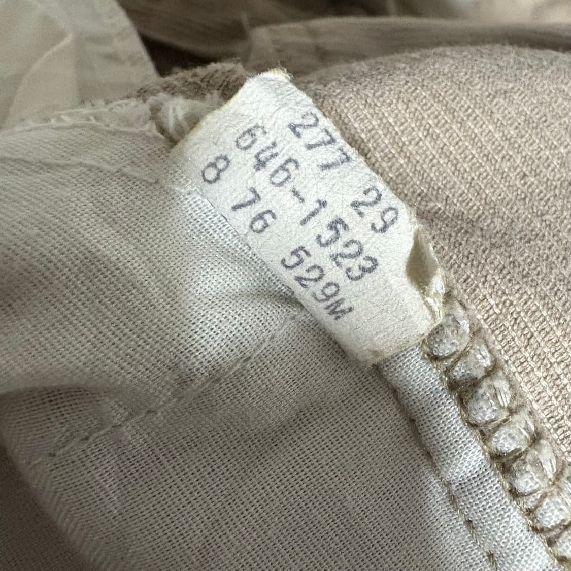 70s 리바이스 646 벨바텀 코듀로이 부츠컷 플레어 데님팬츠 33/36 상품이미지9