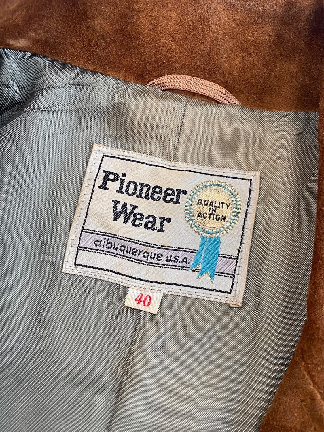 7-80's Pioneer Wear 스웨이드 프린지 자켓 상품이미지8