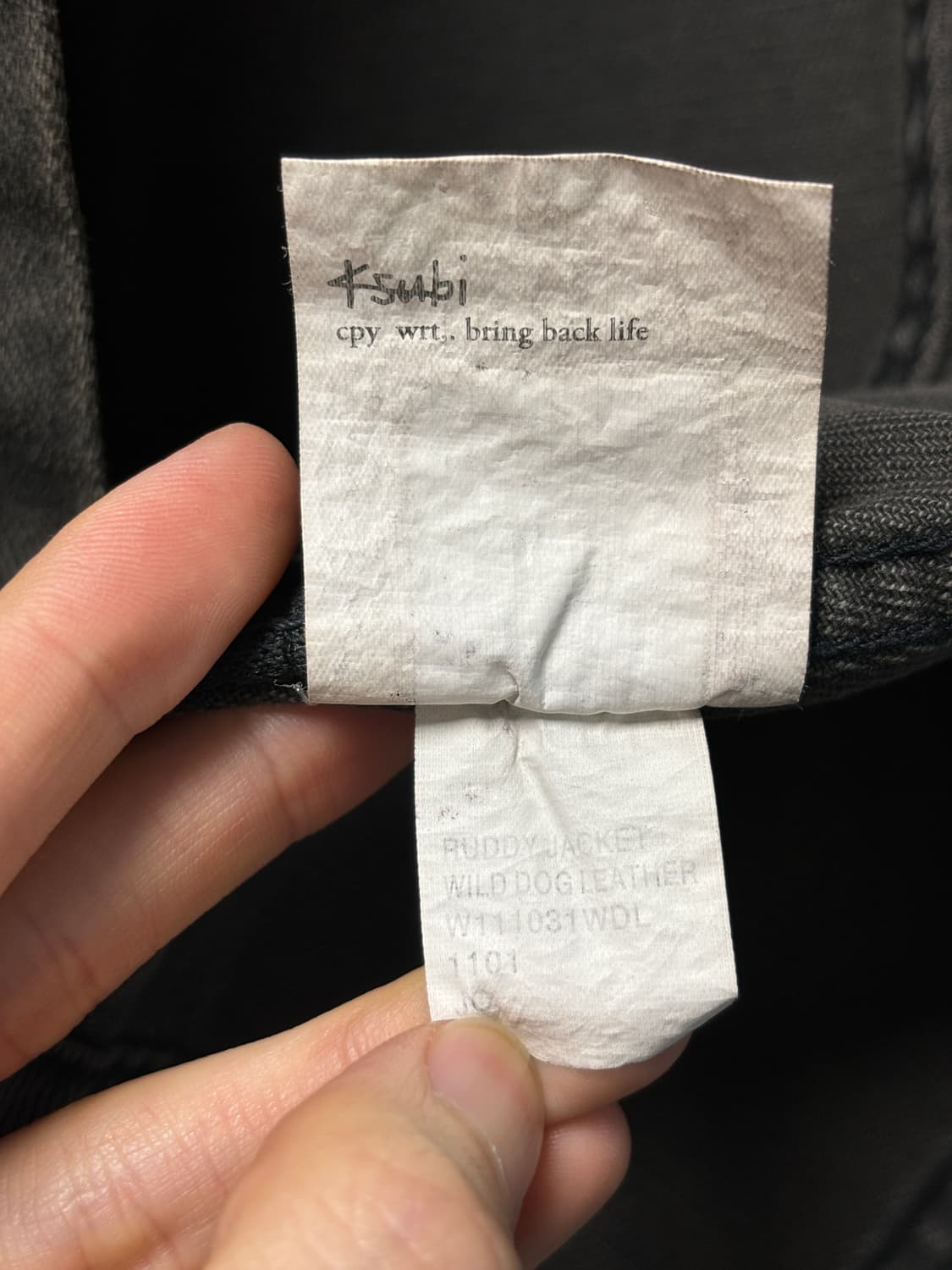 Ksubi 레더 슬리브 데님 자켓 상품이미지10