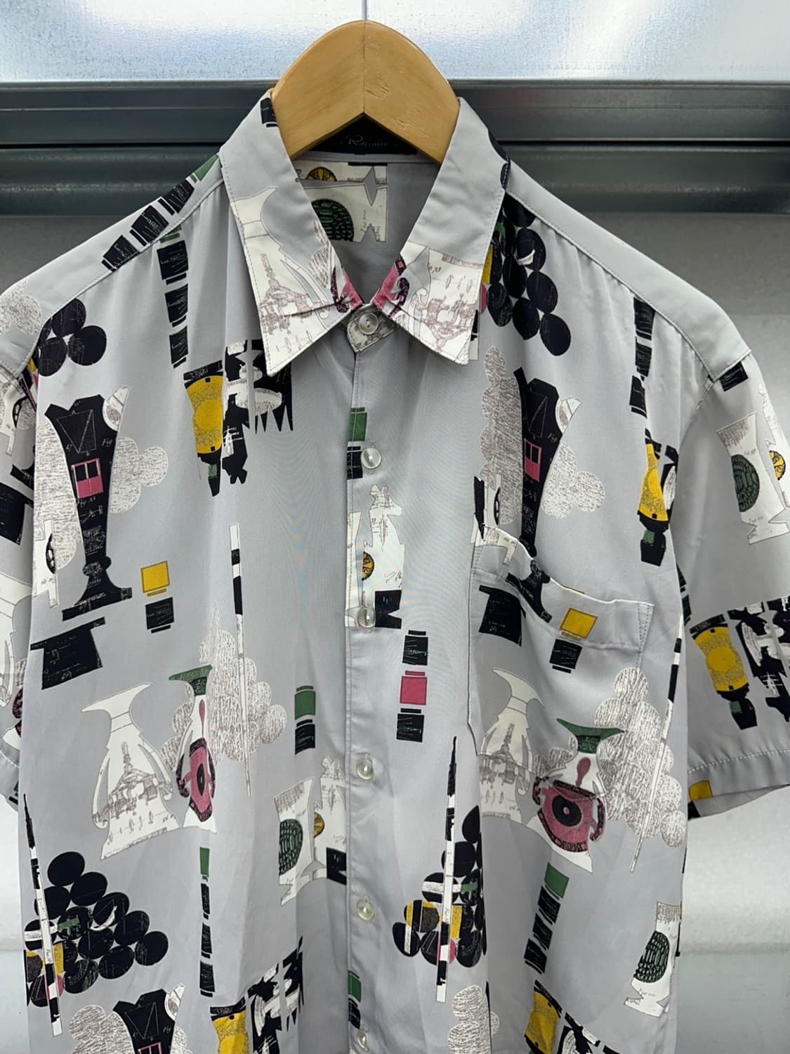 (M)폴리 패턴 셔츠-M607 상품이미지2